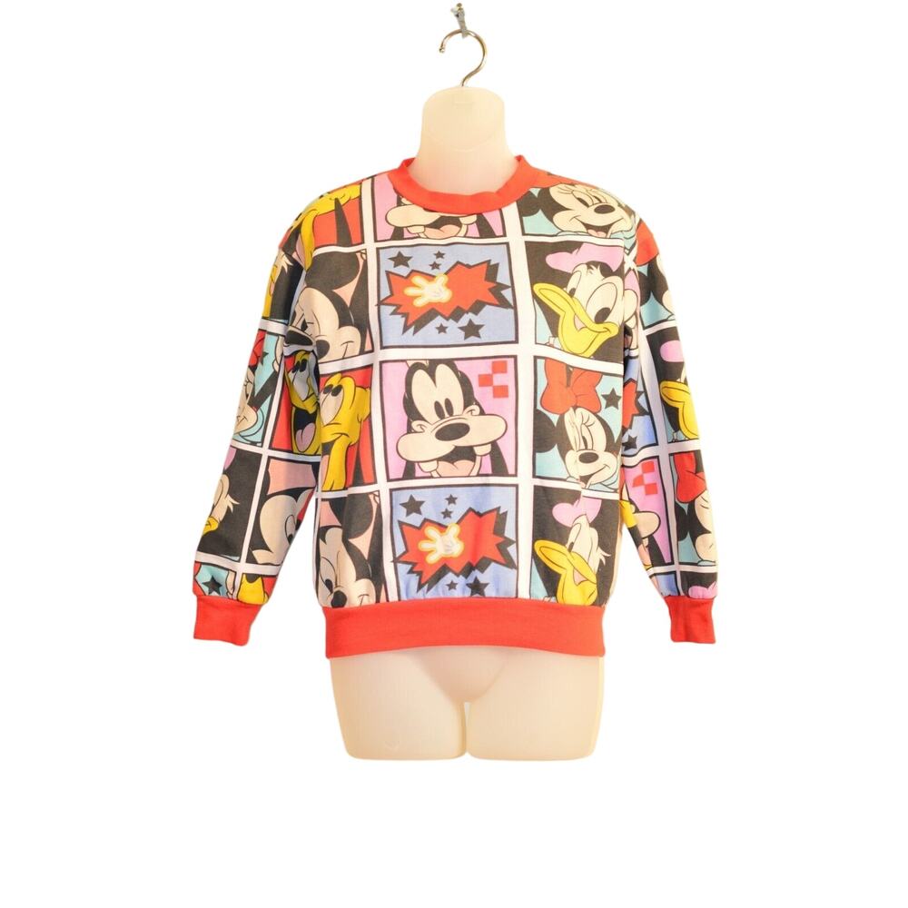Vintage Disney & Co XXS Pullover Sweater Sweatshirt Graphic Cartoon Rare Print
